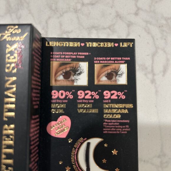 Too Faced Better Than Sex Foreplay Mascara Primer Travel .13 oz - Picture 2 of 4